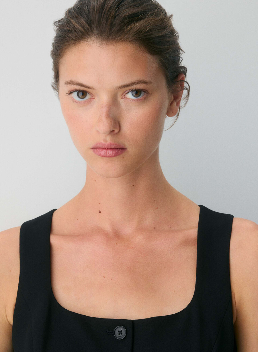 belasco vest - reessential svart