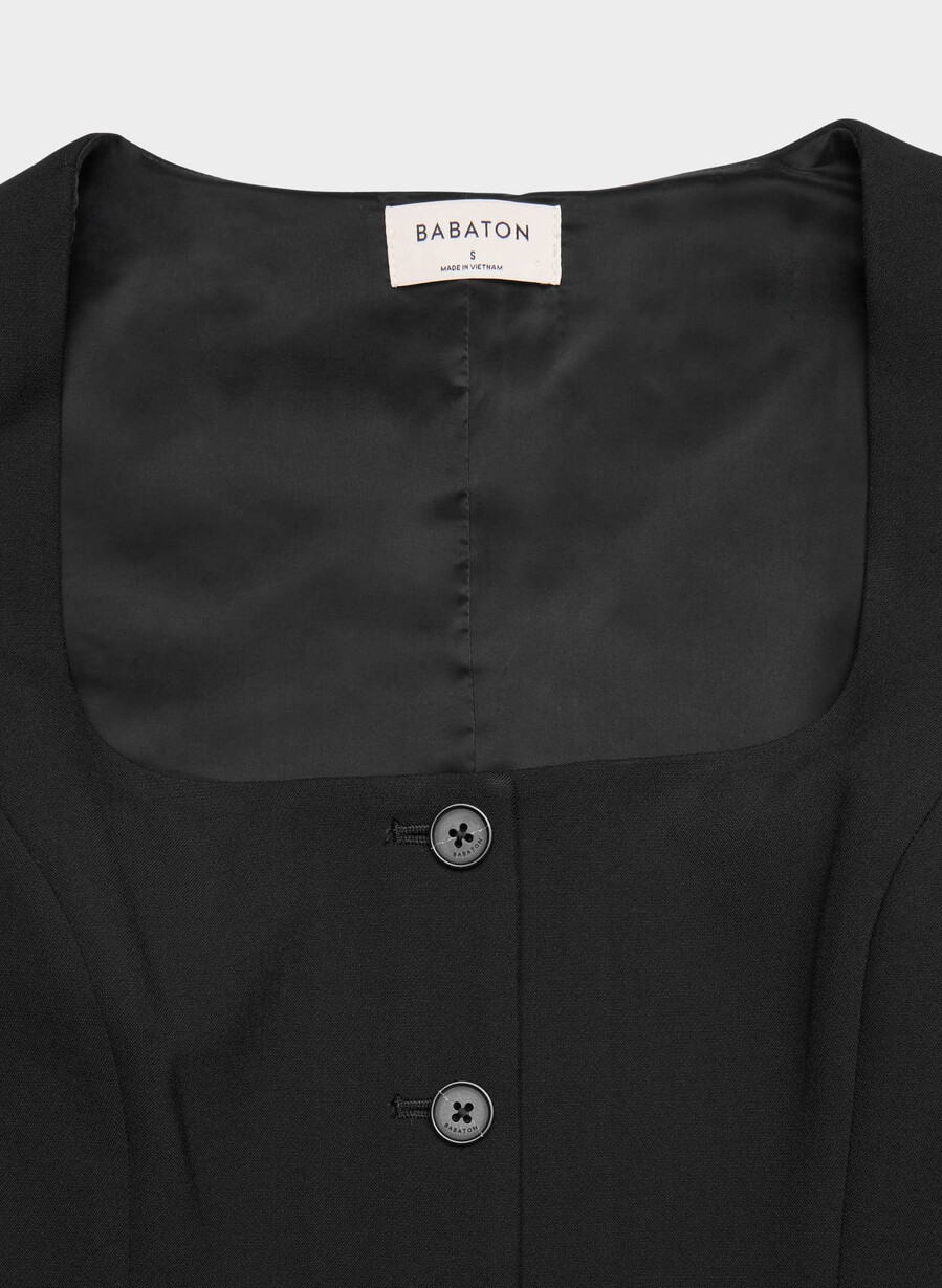 belasco vest - reessential svart
