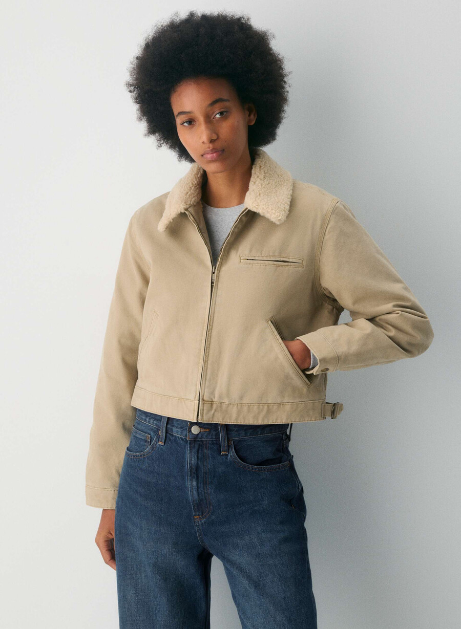 barkley arbeidsjakke vintage tan khaki