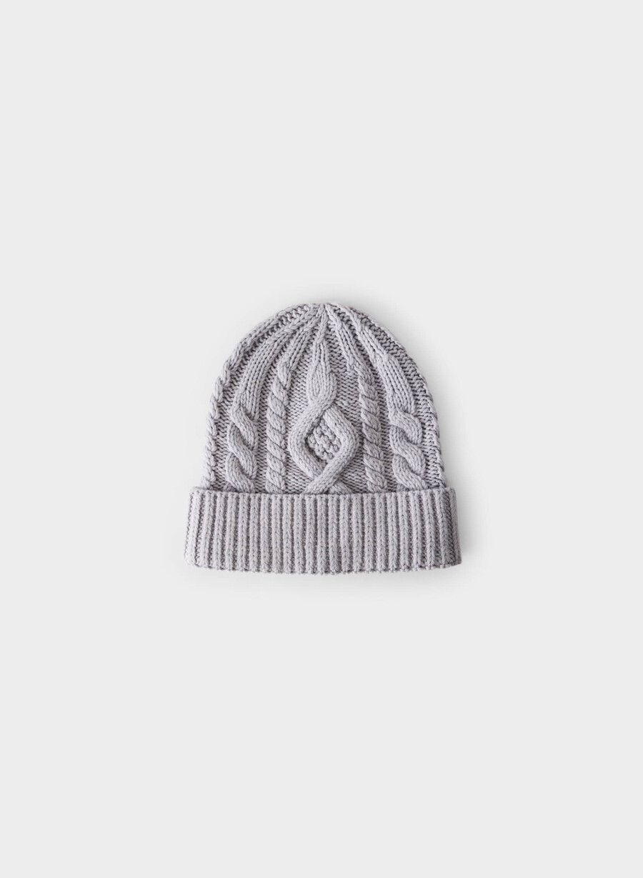 heritage knit merinoull lue melerget krom