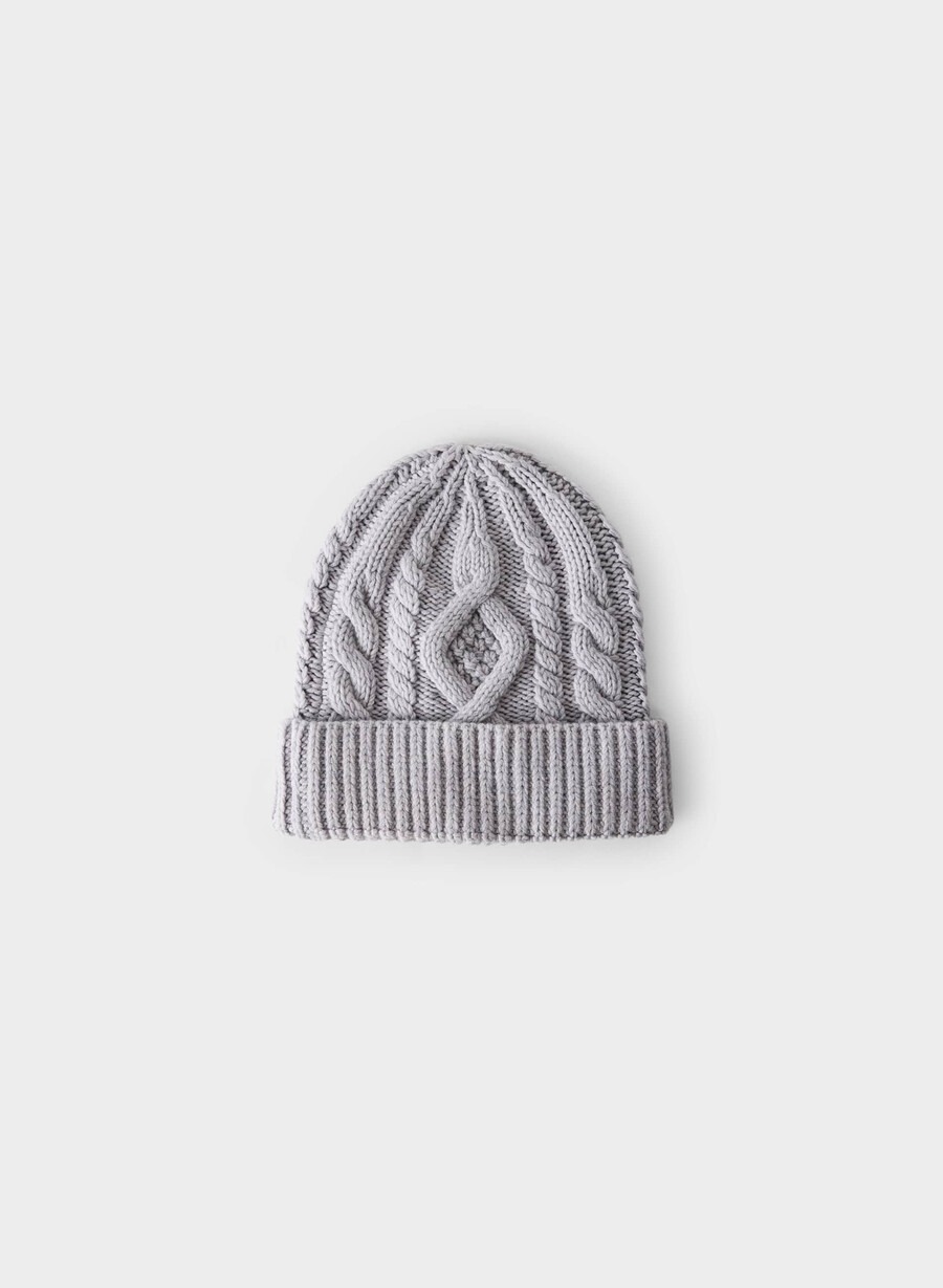 heritage knit merinoull lue melerget krom