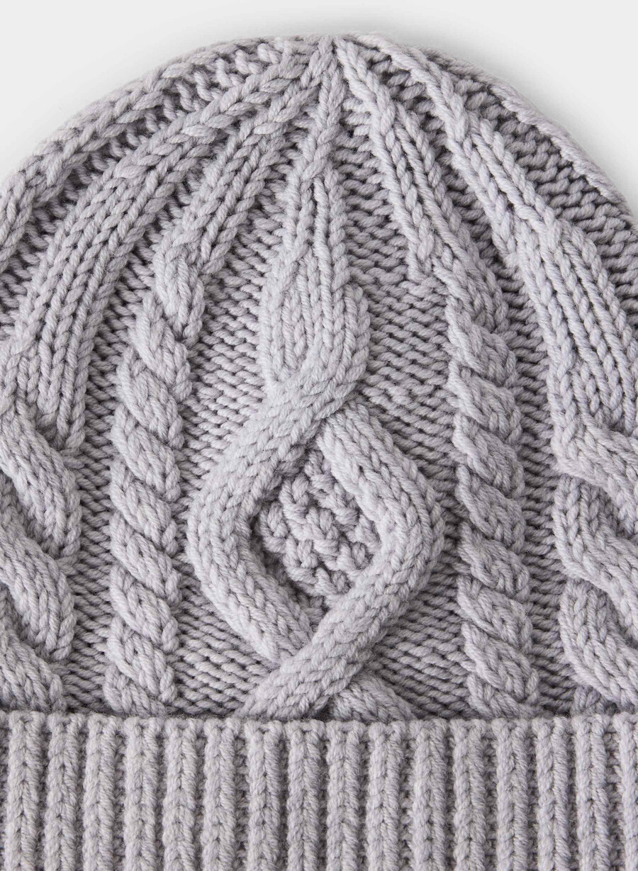 heritage knit merinoull lue melerget krom
