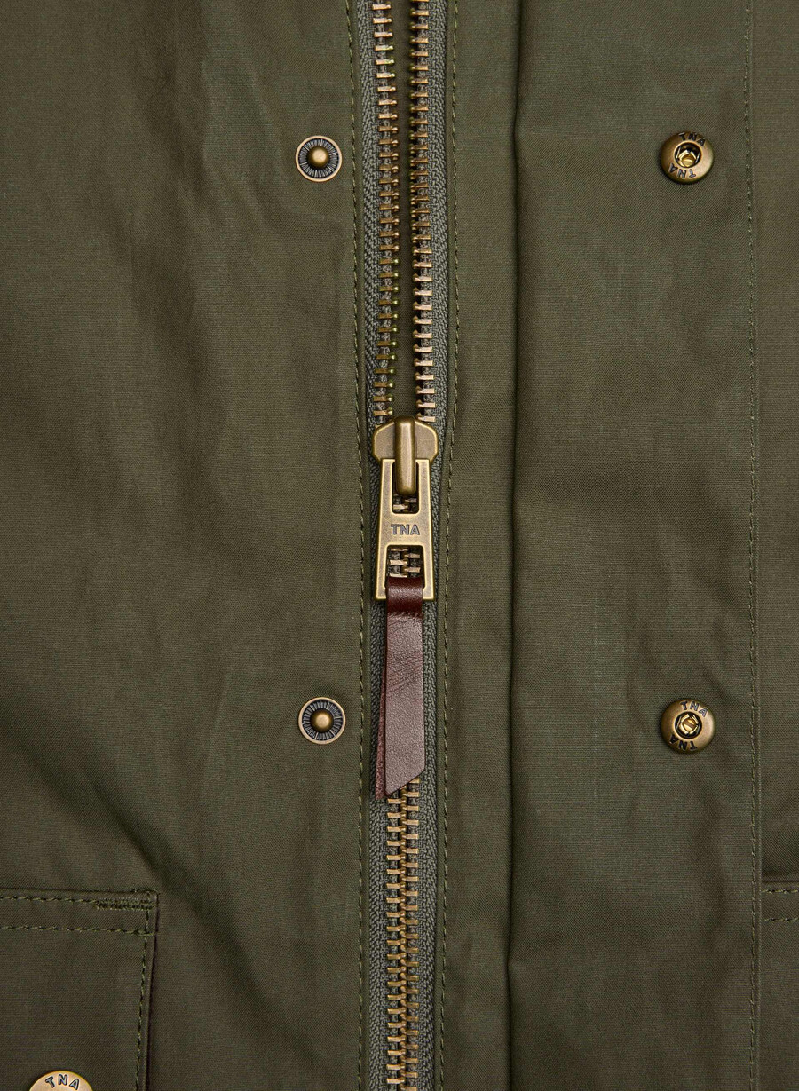 decibel vokset jakke caper green