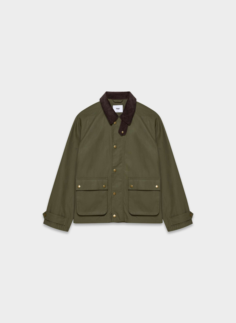 decibel vokset jakke caper green