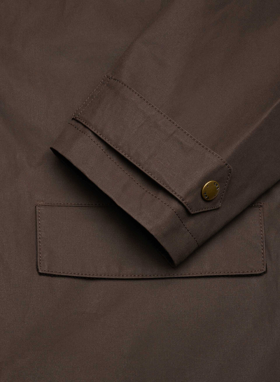 soundwave vokset trench coat brennt brun