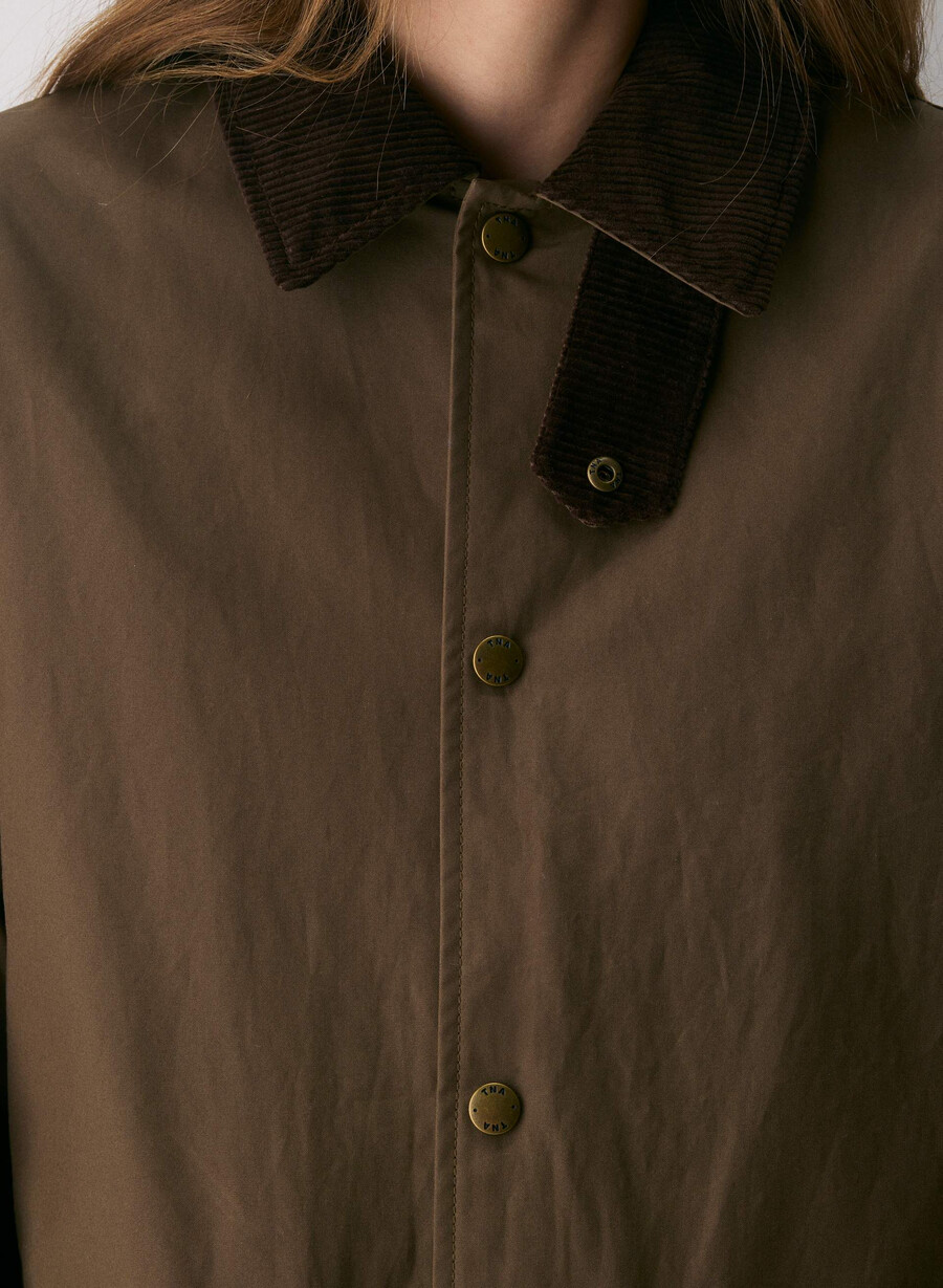 soundwave vokset trench coat sycamore brun