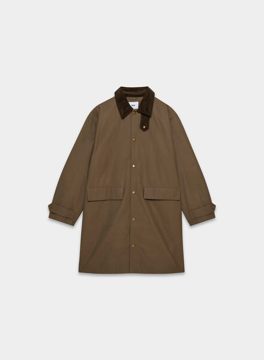 soundwave vokset trench coat sycamore brun