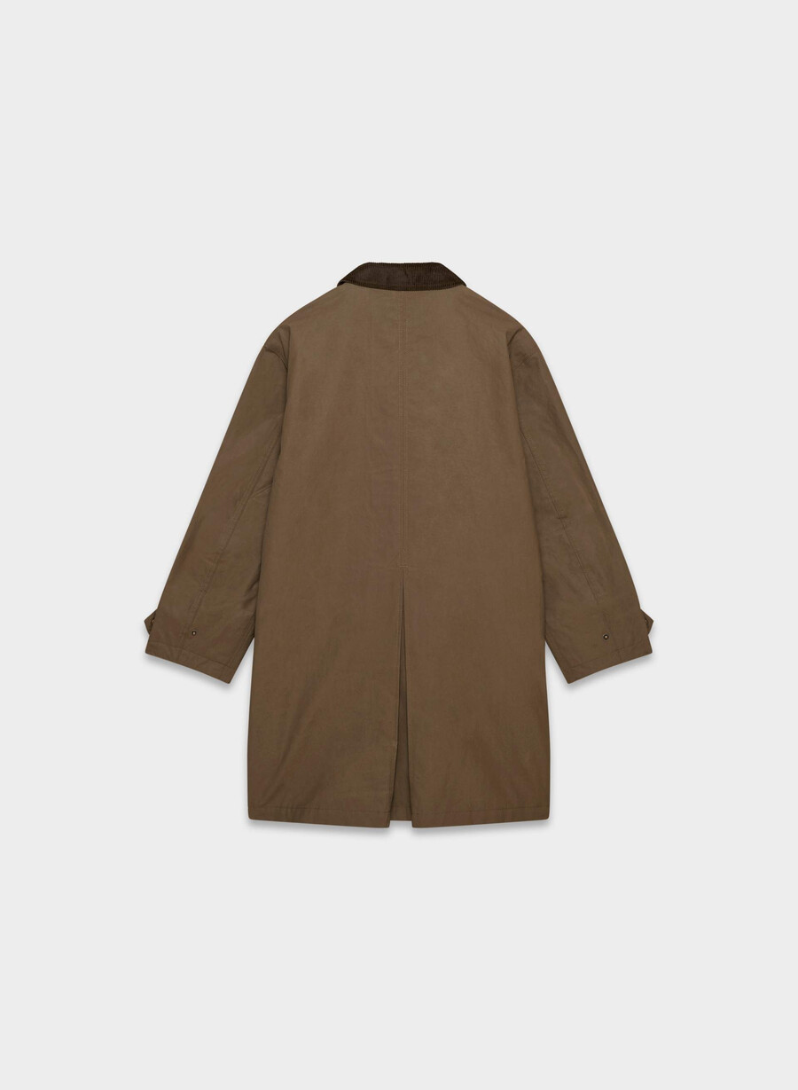 soundwave vokset trench coat sycamore brun
