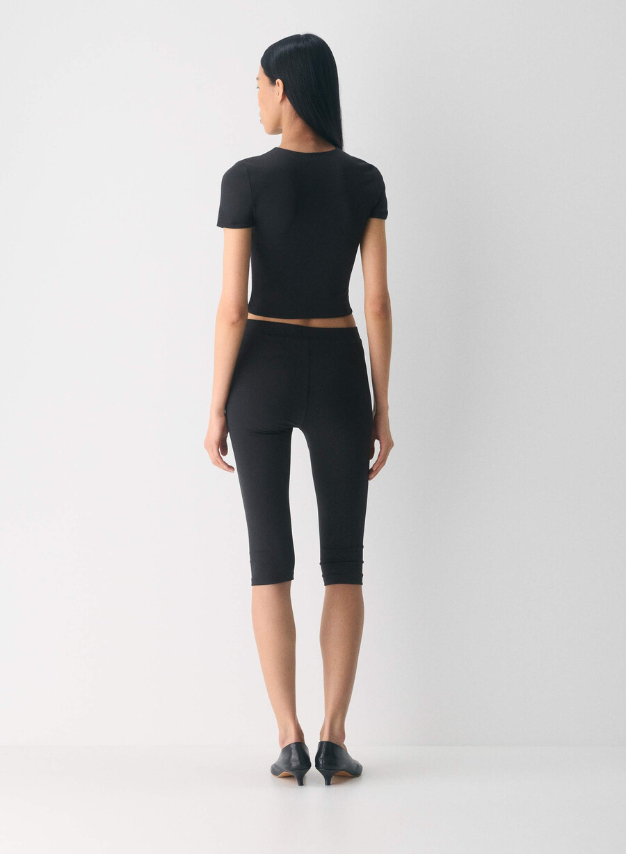 original contour marvel crew waist t-skjorte svart