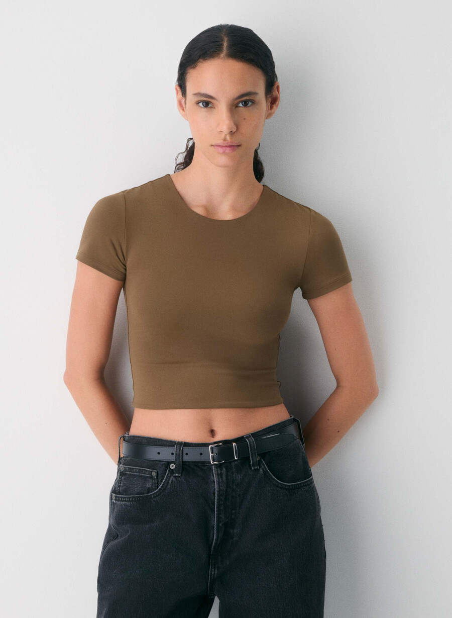 original contour marvel crew waist t-skjorte mØrk nattsblÅ