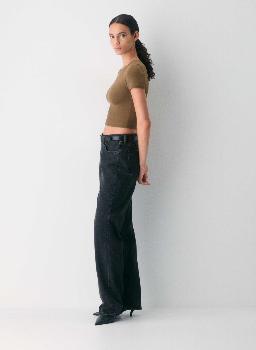 original contour marvel crew waist t-skjorte mØrk nattsblÅ