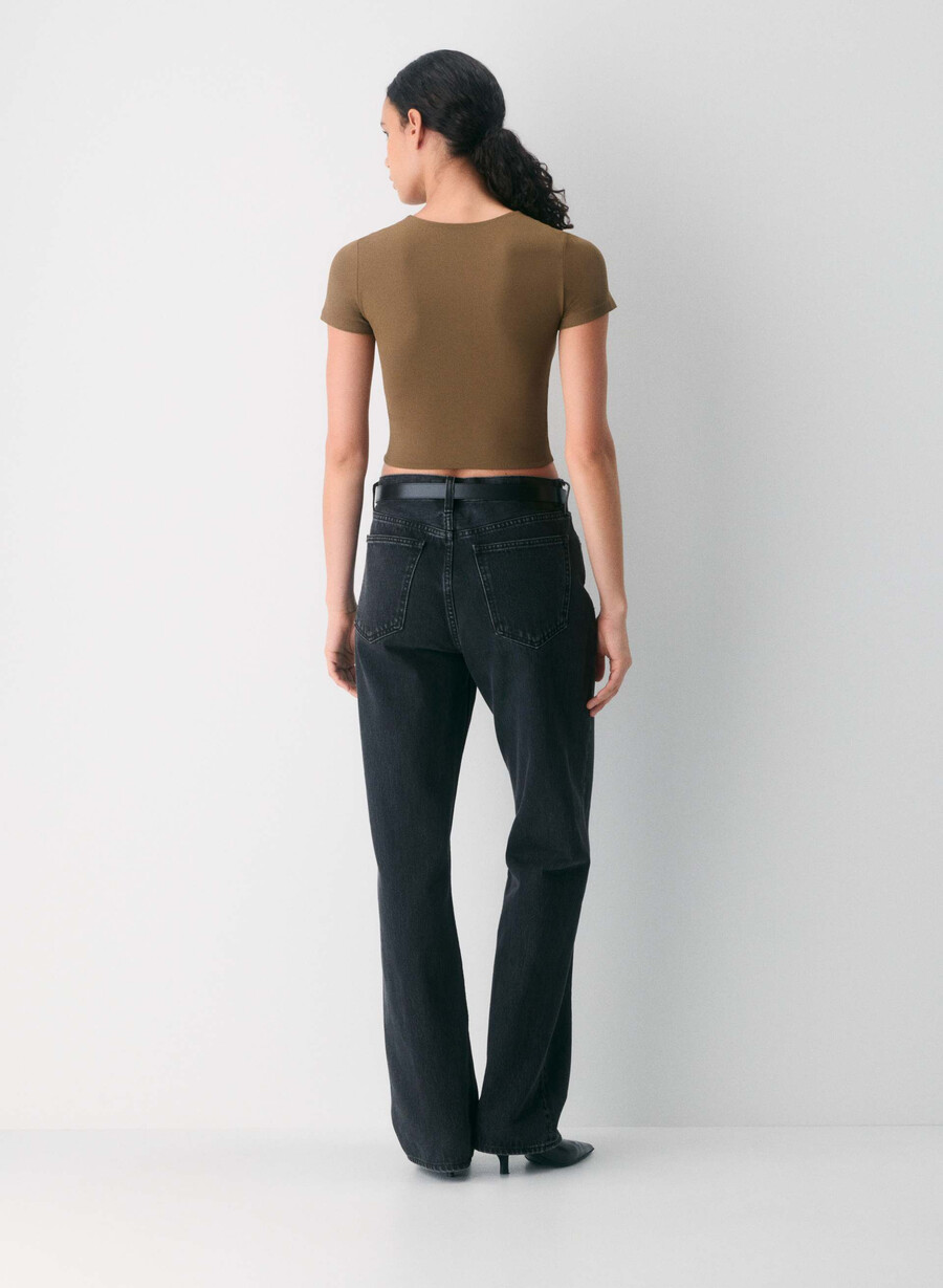 original contour marvel crew waist t-skjorte mØrk nattsblÅ