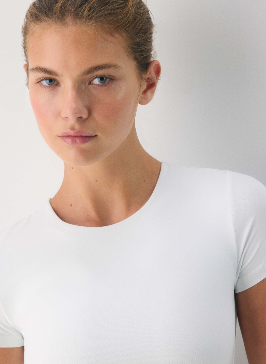 original contour marvel crew t-skjorte i hvitt