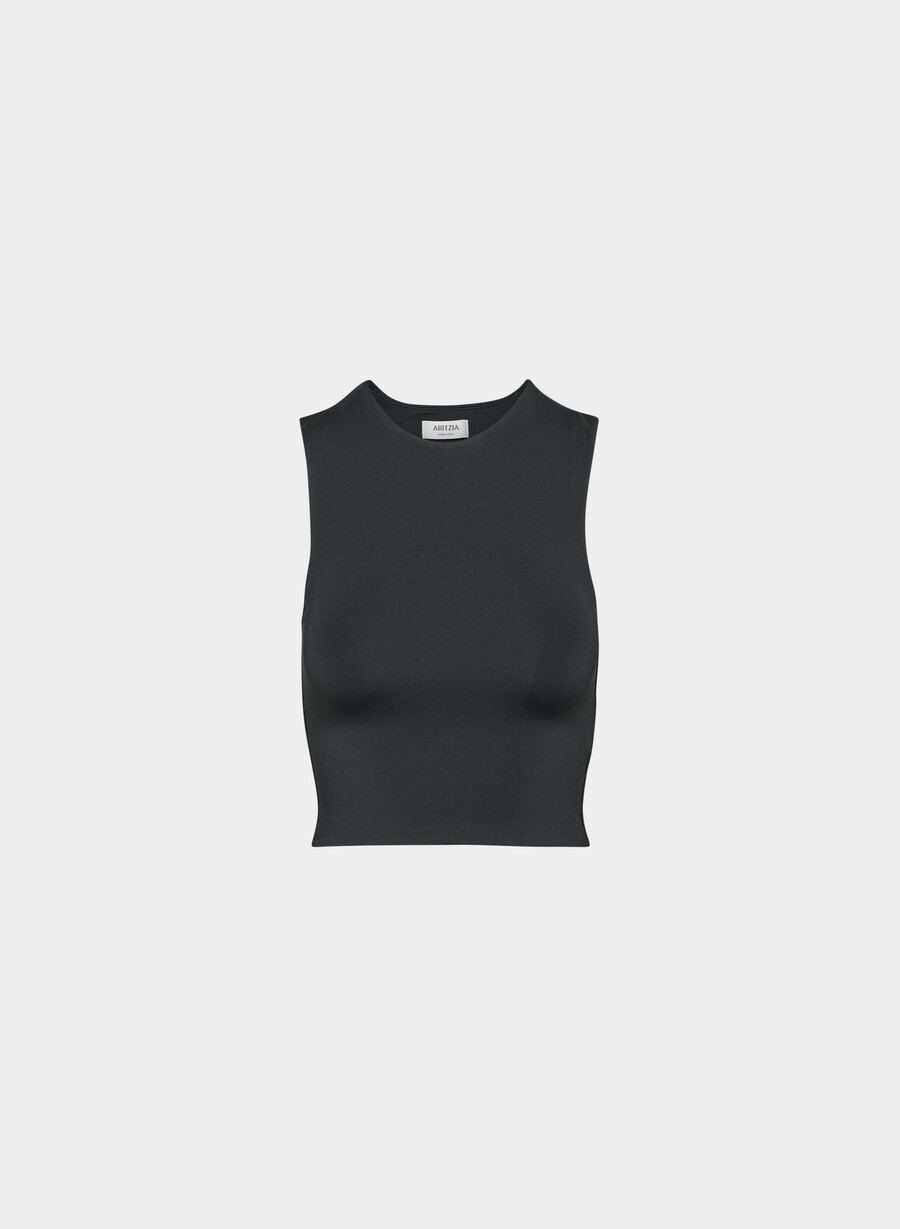 original contour tenor crew-tanktopp svart