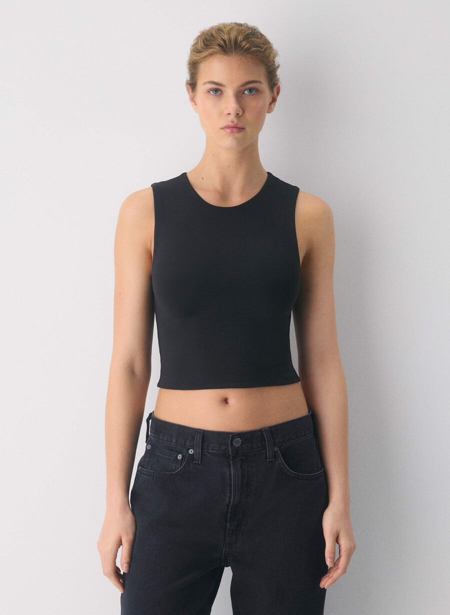 original contour tenor crew tanktop riverstone grey