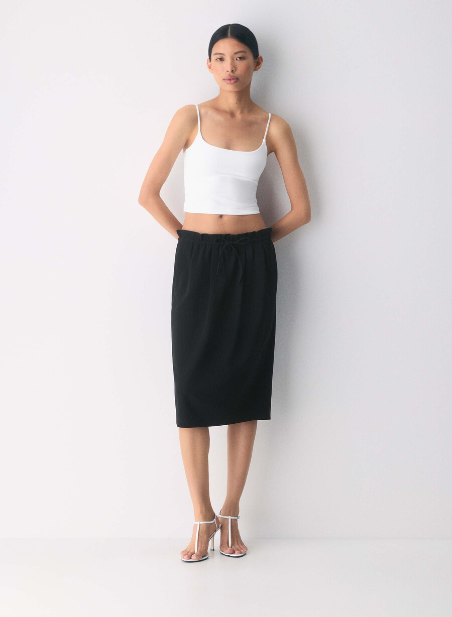original contour presence waist cami tanktop i lys hvit