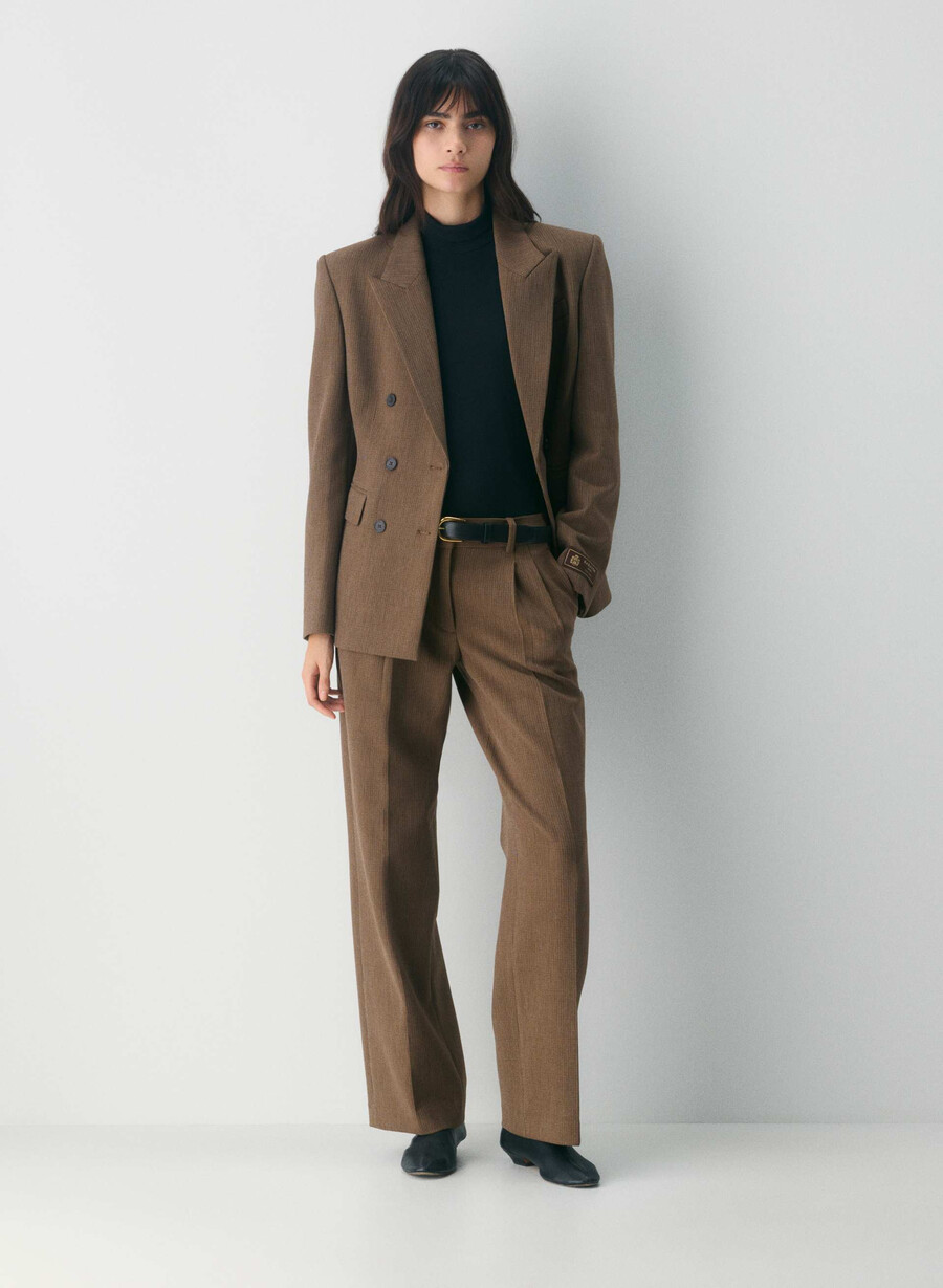 the effortless pant lo-rise - reessential svart