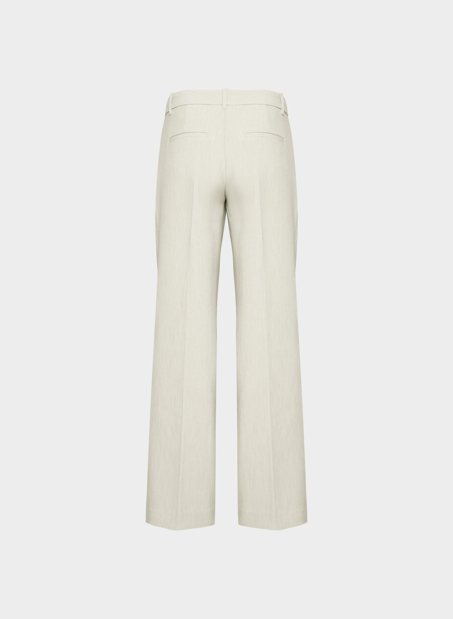 the effortless pant lo-rise - reessential heather matte pearl