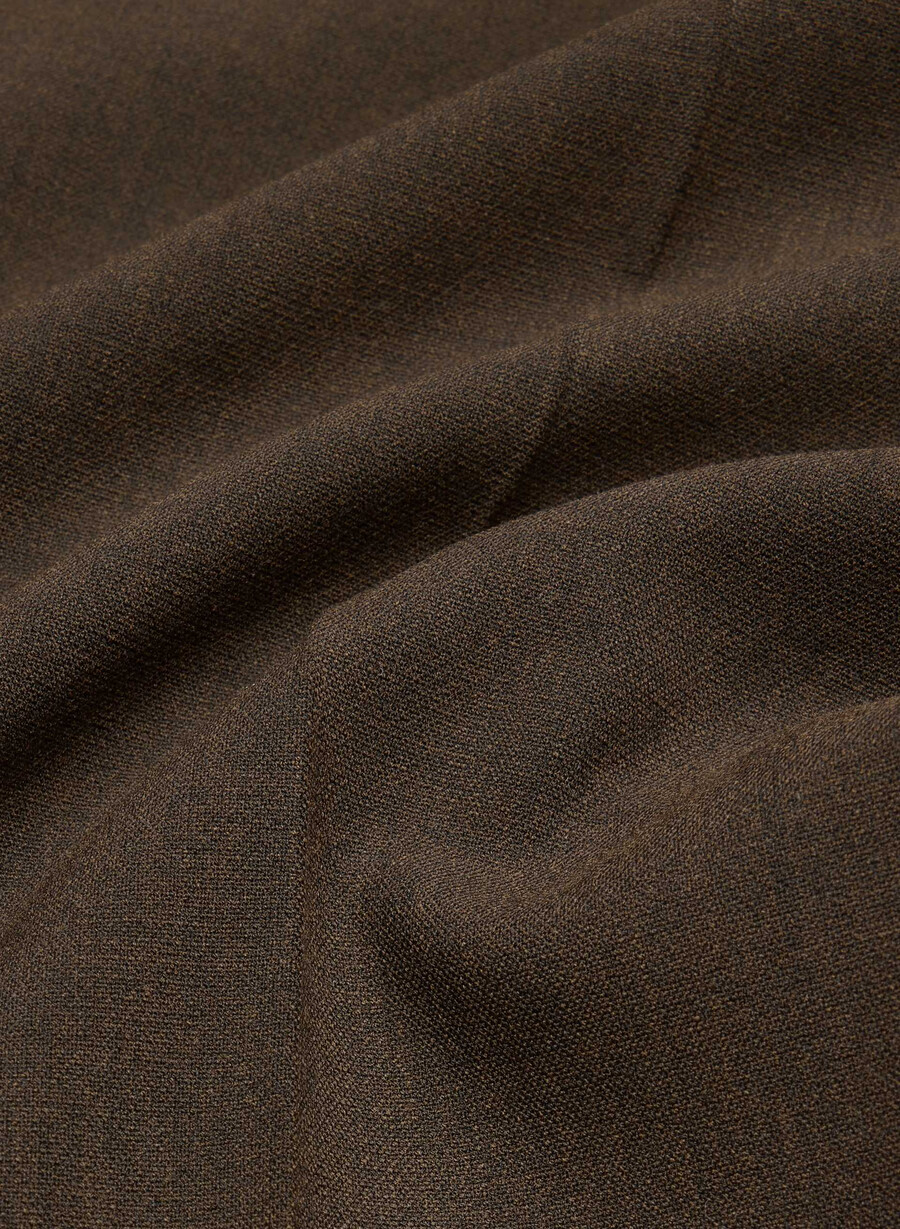 the effortless pant lo-rise - gjenessensiell heather rich cocoa
