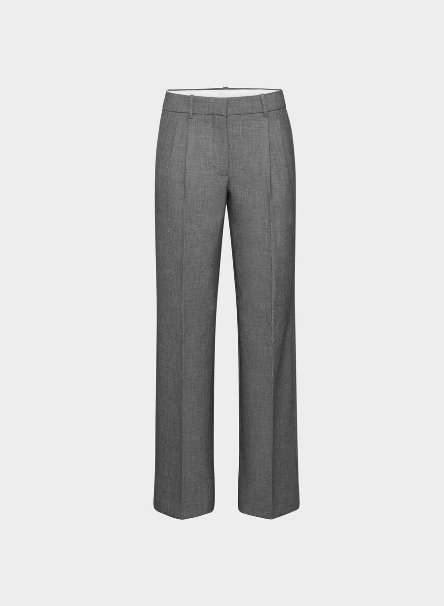 the effortless pant lo-rise - reessential heather charcoal