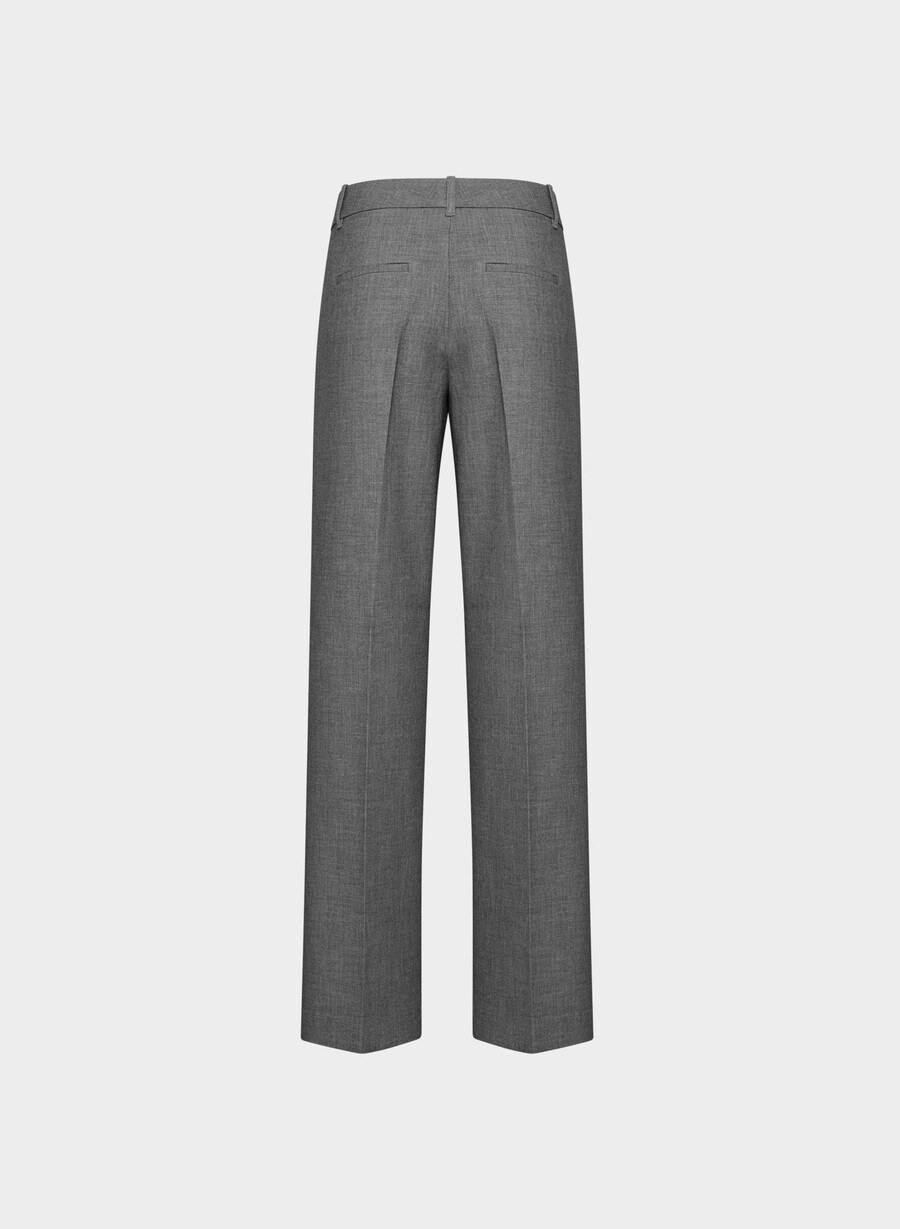 the effortless pant lo-rise - reessential heather charcoal