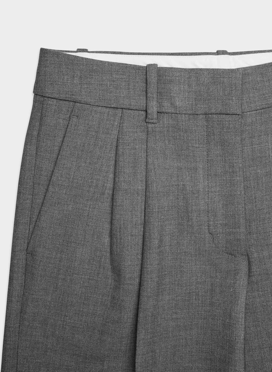 the effortless pant lo-rise - reessential heather charcoal