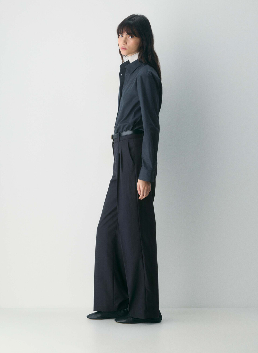 the effortless pant - raffinert brnt stripe dk n nv
