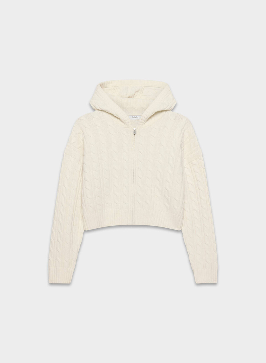 octavia glidelåshette whisper white