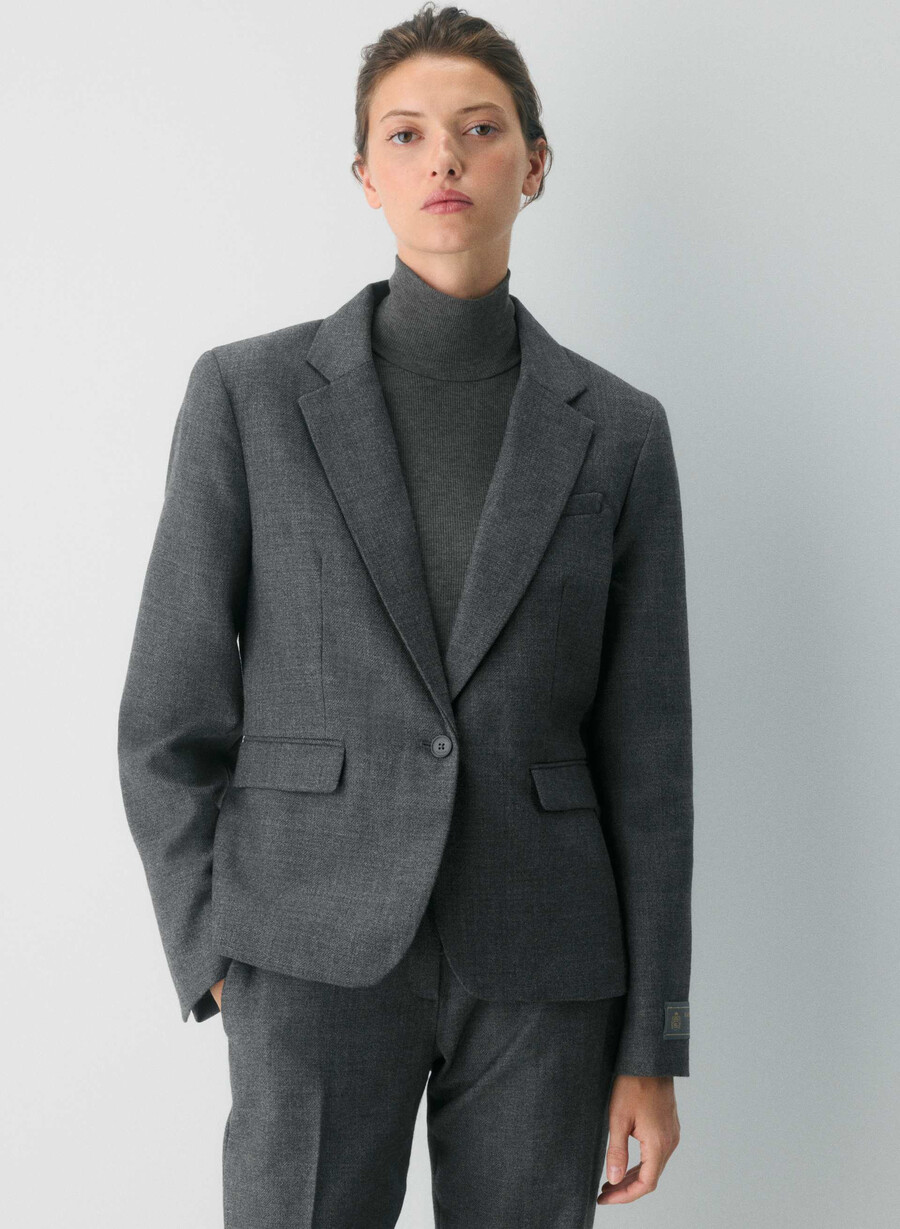 pelham ullblazer lynggrønn