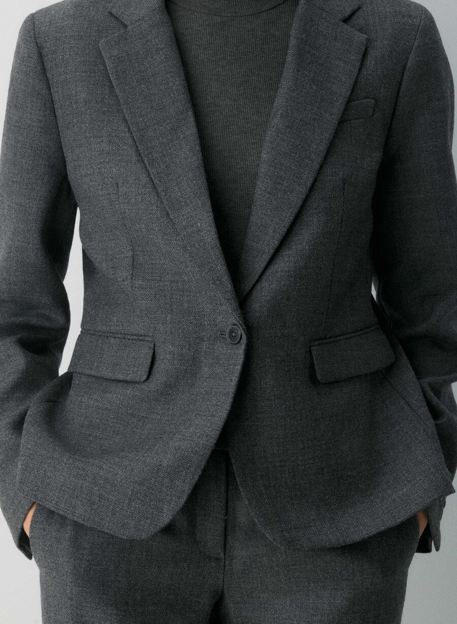 pelham ullblazer lynggrønn