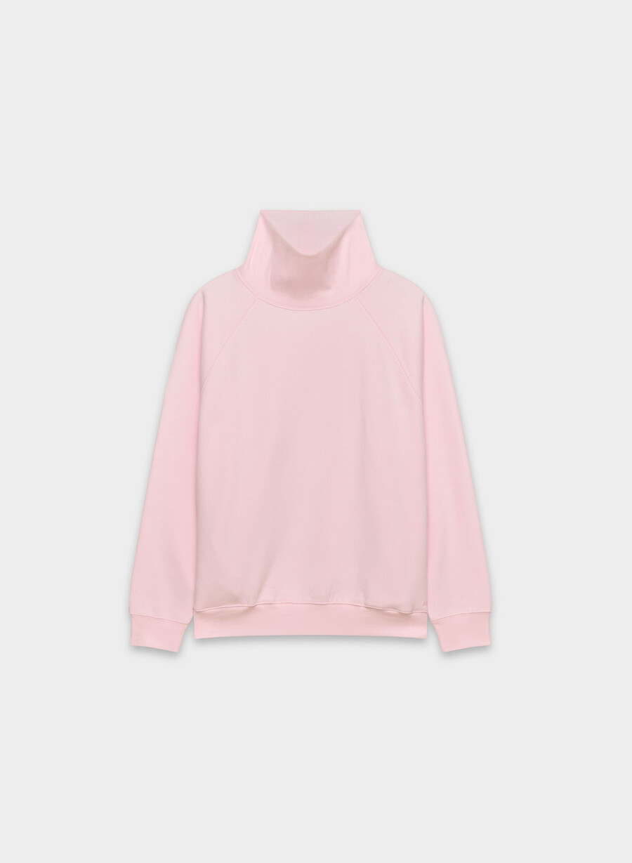koselig svettefleece mega raglan trakthals villa rosa