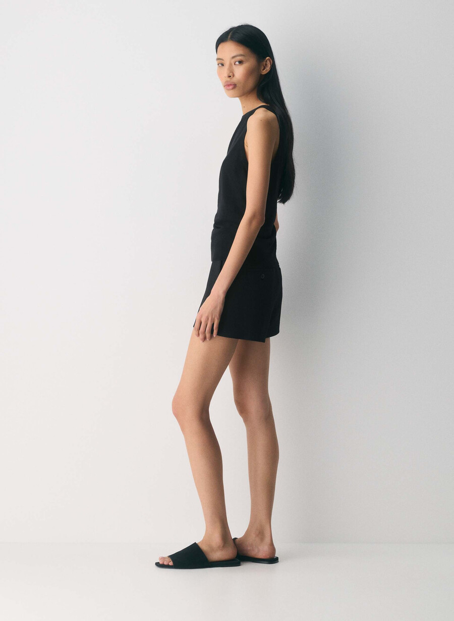 new agency mini short - reessential svart
