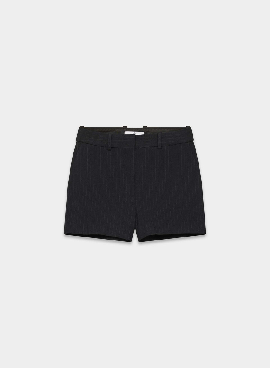 ny byrå mini short - reessential stn strp dn nvc gr
