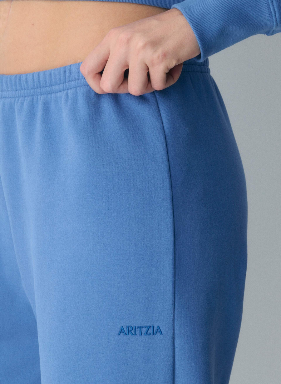 koselig joggebukse i fleece myk og myk heather chrome