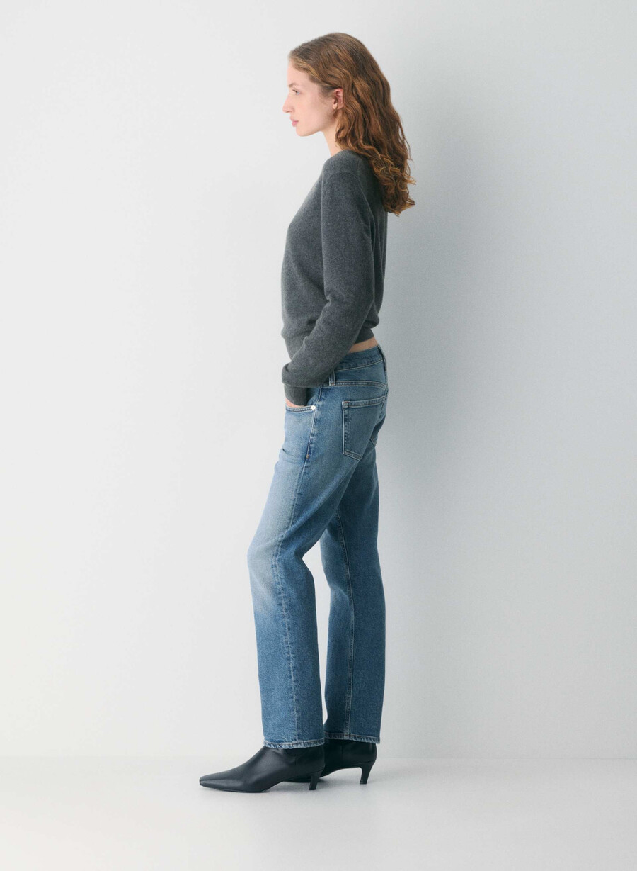 citizens of humanity anissa low rise straight jean alma