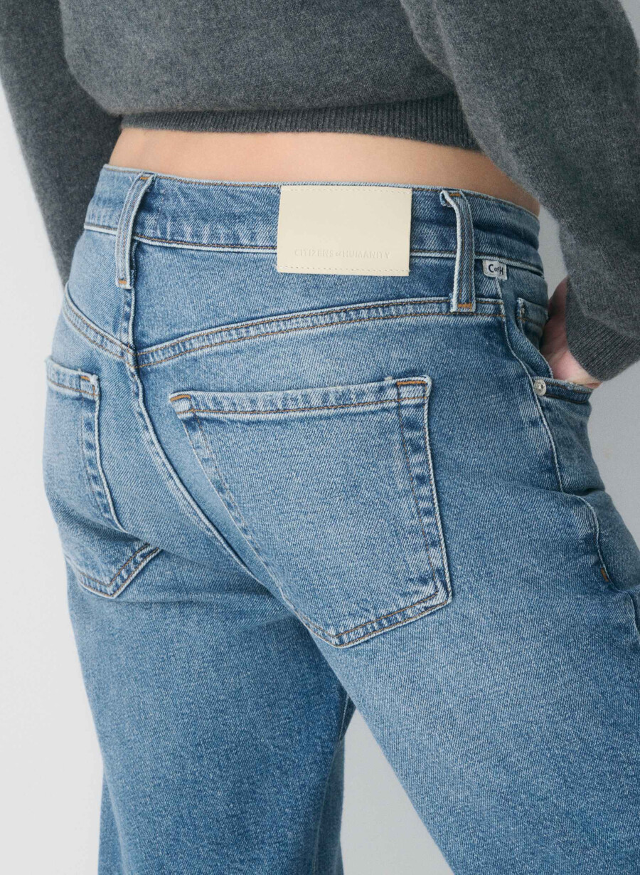 citizens of humanity anissa low rise straight jean alma