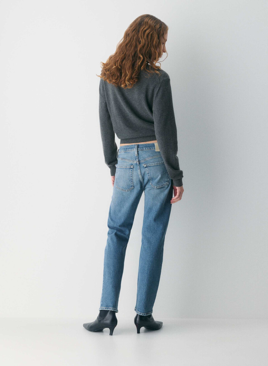 citizens of humanity anissa low rise straight jean alma
