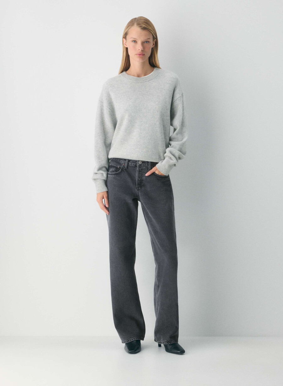 agolde lavt midje løs jeans symbolic