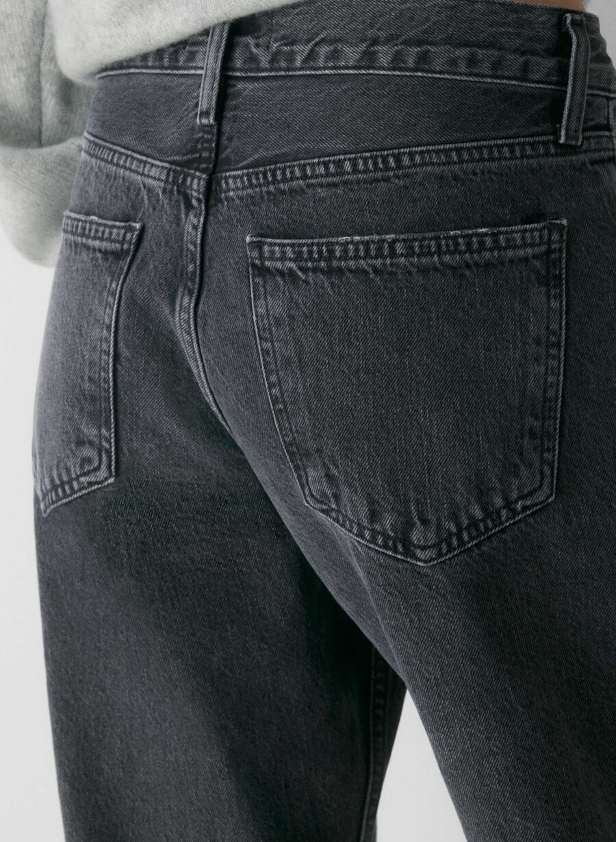 agolde lavt midje løs jeans symbolic