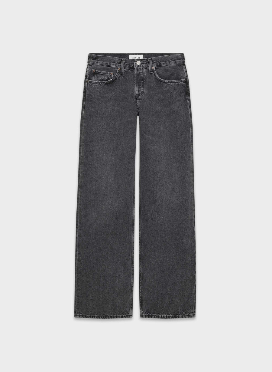 agolde lavt midje løs jeans symbolic