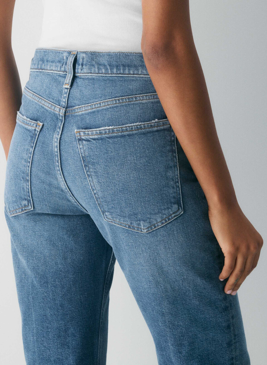 agolde mid rise kick boot jean curve