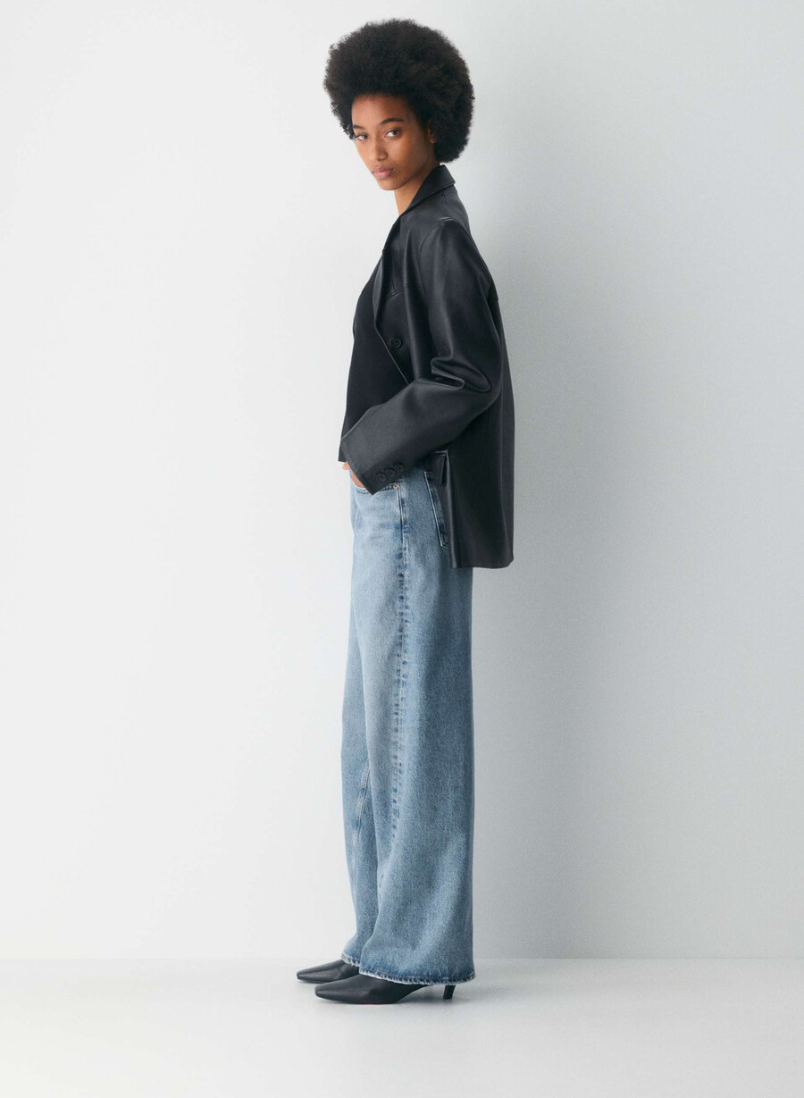 agolde twist lavslengte baggy jeans stage