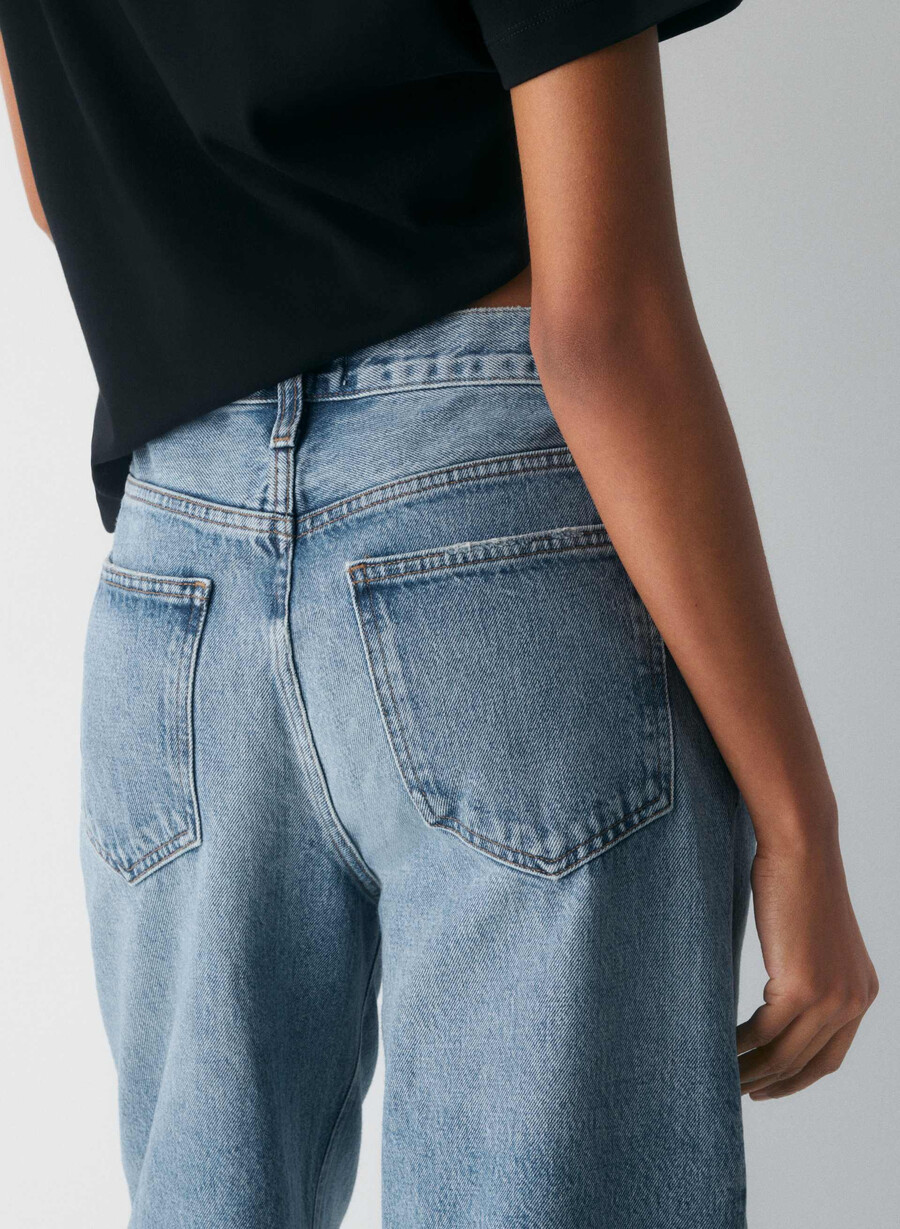 agolde twist lavslengte baggy jeans stage