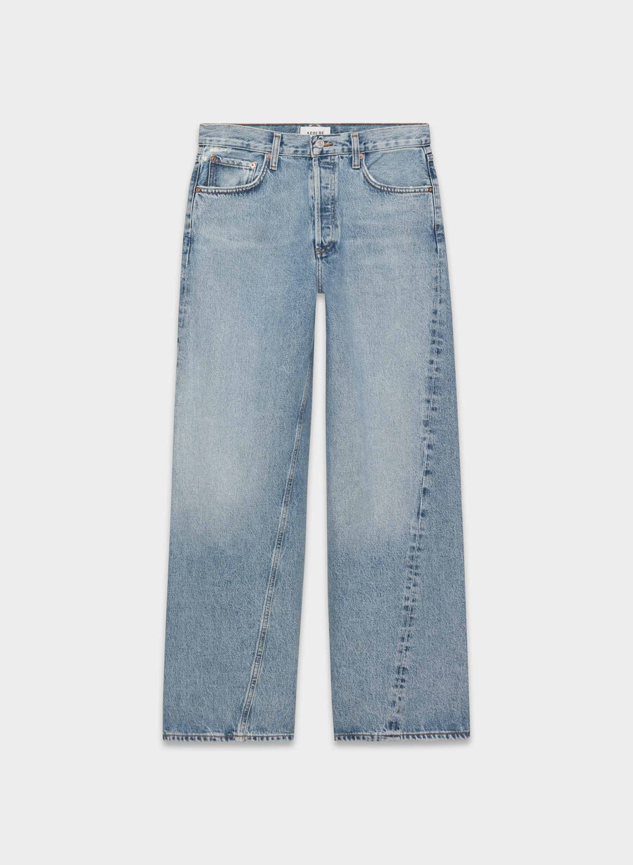 agolde twist lavslengte baggy jeans stage