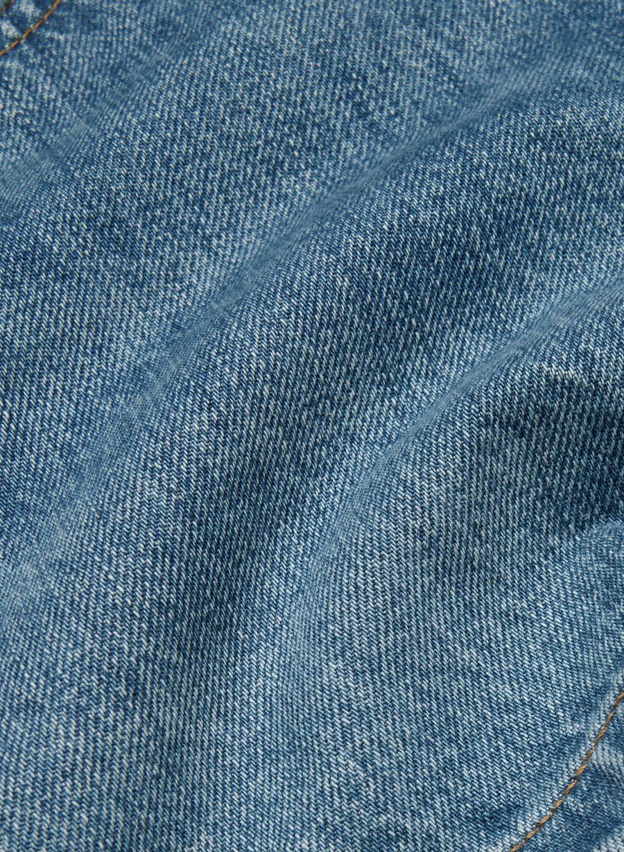 denim forum 90-tallets vintage mikro-denimskjørt 5 år kiss n tell svart