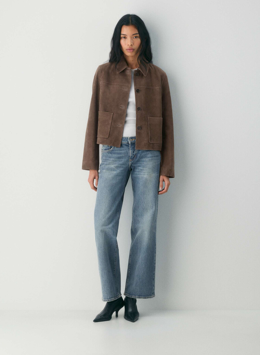 denim forum pam super low-rise wide jeans vintage medium blÅ