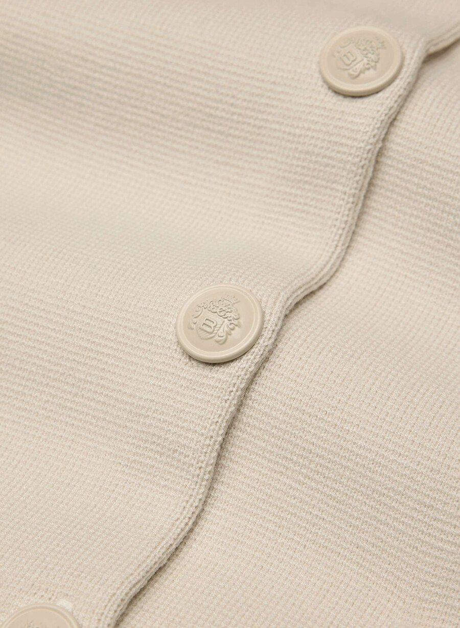 merkbar cardigan - wonder yarn matte perle