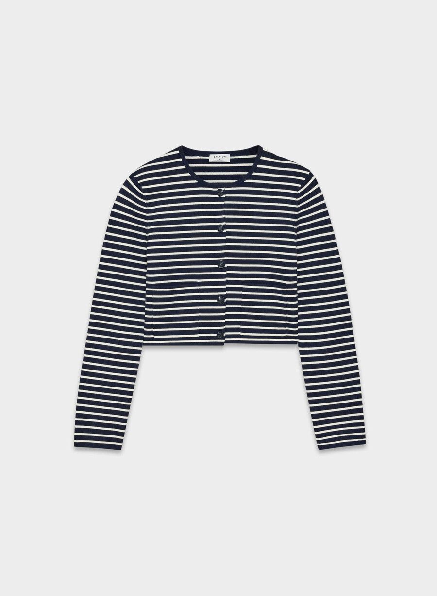 merkbar cardigan - wonder yarn admiral lyse bjØrk