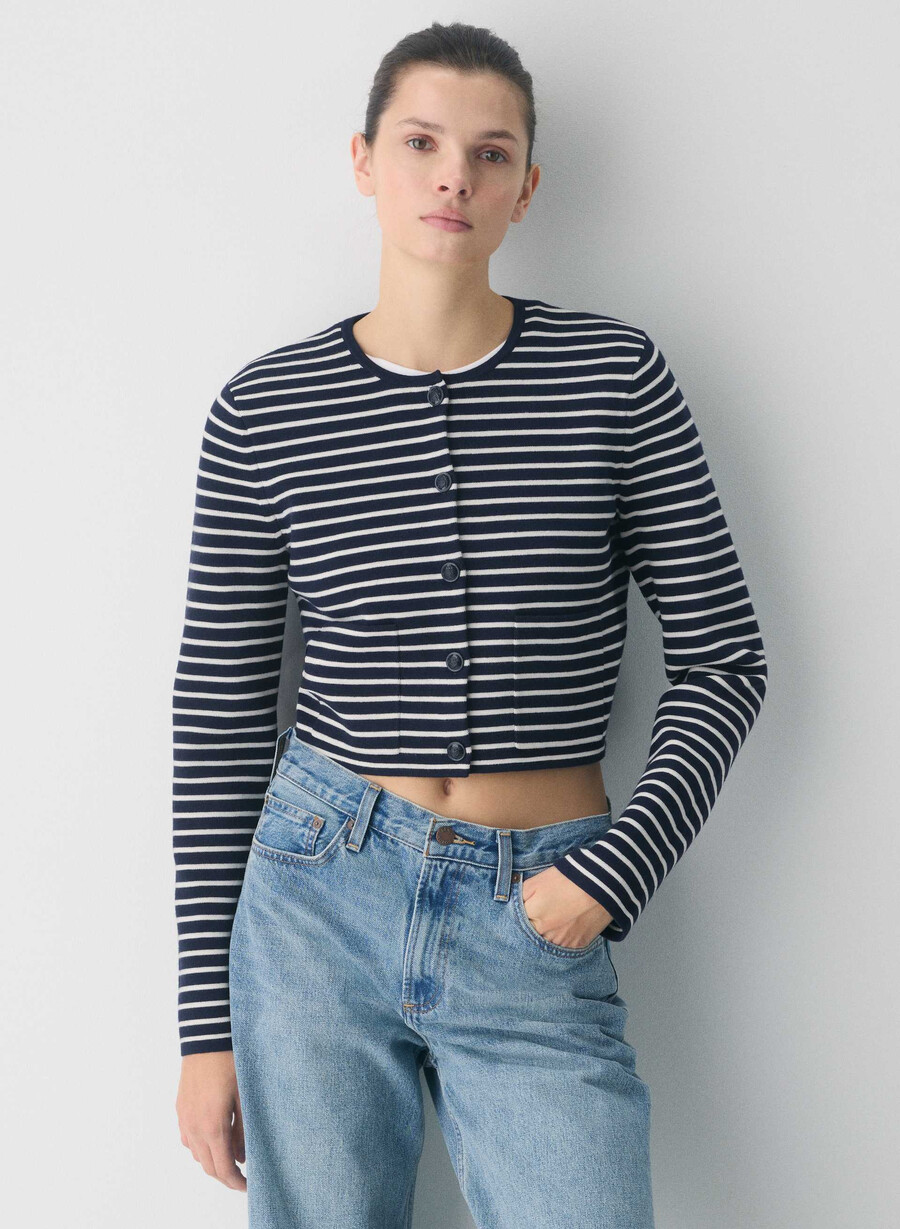 merkbar cardigan - wonder yarn admiral lyse bjØrk