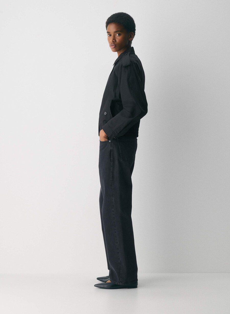 arno-jakken - city twill svart